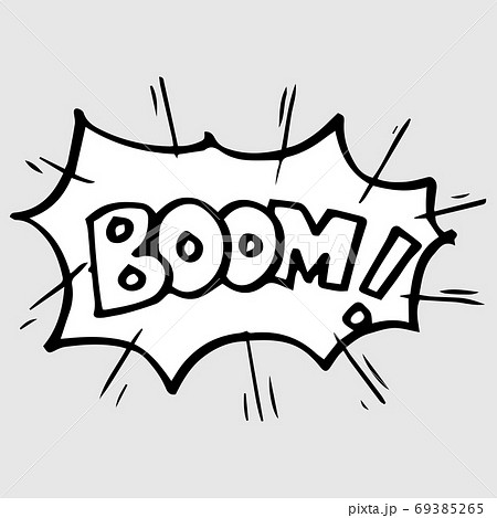 Hand drawn comic speech bubbles with emotion and text boom. vector doodle comic explosion cartoon illustrations isolated for posters, banners, web, and concept design Hand drawn comic speech bubbles with emotion and text boom. vector doodle comic explosion cartoon illustrations isolated for posters, banners, web, and concept design 69385265