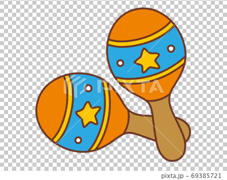 マラカスのイラスト素材