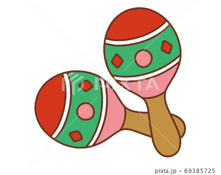 マラカス 2のイラスト素材