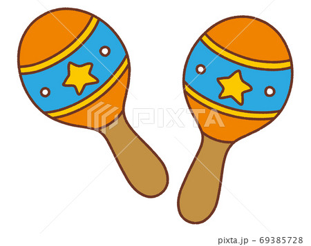 マラカス 4のイラスト素材