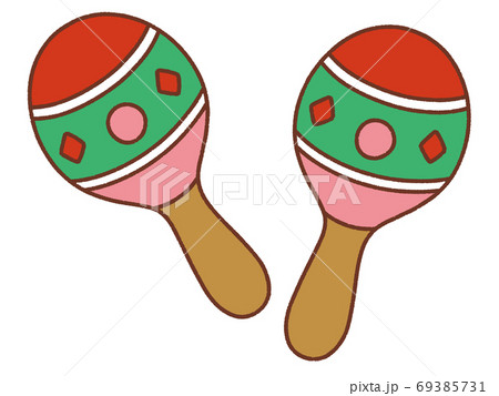 マラカス 5のイラスト素材