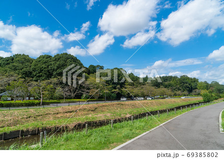 偕楽園南門の駐車場 69385802