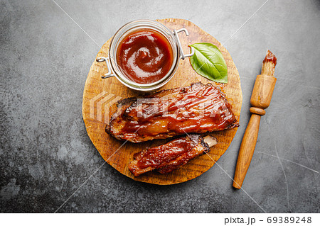 Delicious BBQ ribs Delicious BBQ ribs 69389248