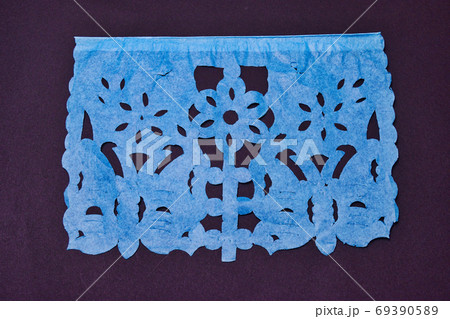メキシコの切り絵 パペル・ピカード Papel Picado メキシコの切り絵 パペル・ピカード Papel Picado 69390589