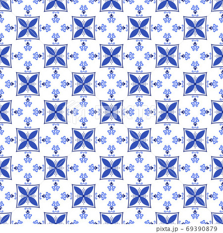 Azulejos portuguese traditional ornamental tile Azulejos portuguese traditional ornamental tile 69390879