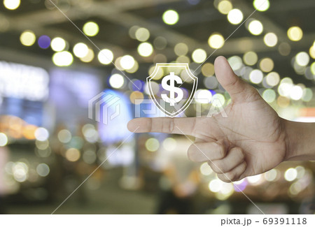 Business money insurance and protection concept 69391118