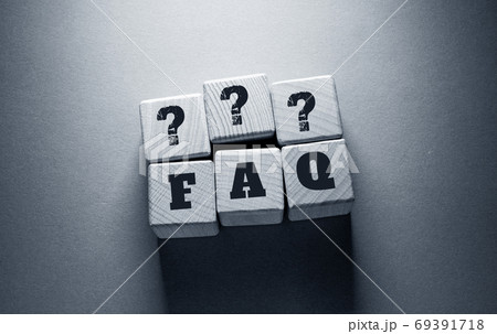 FAQ Word with Wooden Cubes FAQ Word with Wooden Cubes 69391718