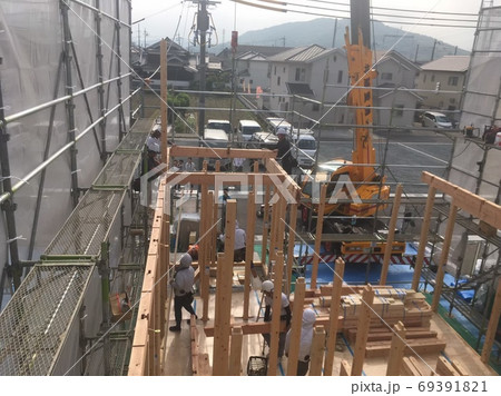 棟上げ　上棟　建前 69391821