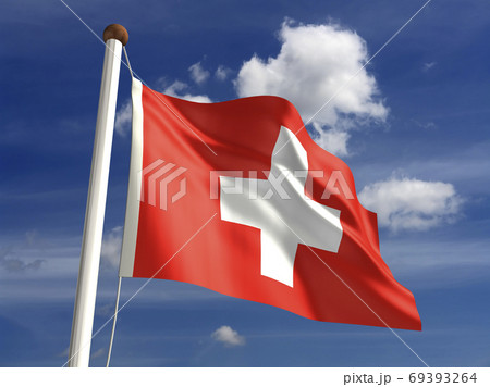 Switzerland flag (with clipping path) Switzerland flag (with clipping path) 69393264