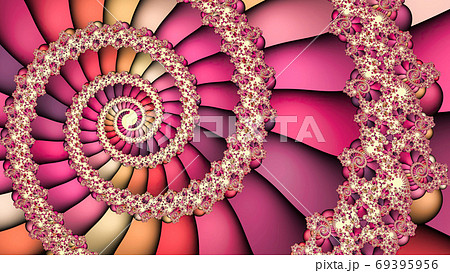 Luxury violet and pink swirl abstract backgroundのイラスト素材