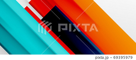 Geometric abstract backgrounds with shadow lines, modern forms, rectangles, squares and fluid gradients. Bright colorful stripes cool backdrops Geometric abstract backgrounds with shadow lines, modern forms, rectangles, squares and fluid gradients. Bright colorful stripes cool backdrops 69395979