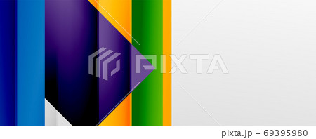 Geometric abstract backgrounds with shadow lines, modern forms, rectangles, squares and fluid gradients. Bright colorful stripes cool backdrops Geometric abstract backgrounds with shadow lines, modern forms, rectangles, squares and fluid gradients. Bright colorful stripes cool backdrops 69395980