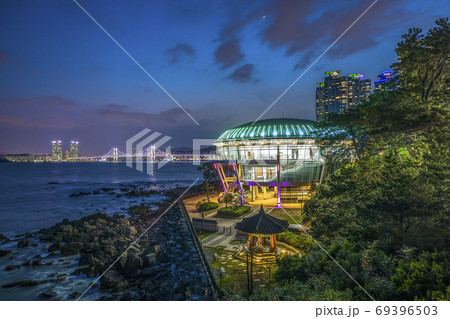 風景 海雲台 椿島 69396503