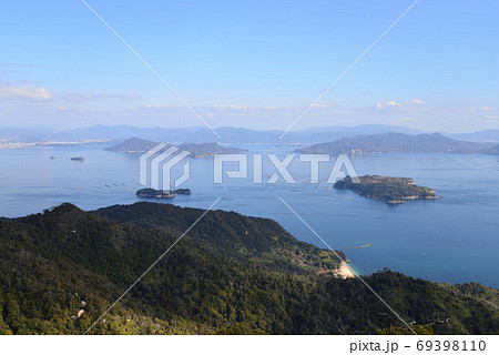 宮島 弥山からの眺望 69398110