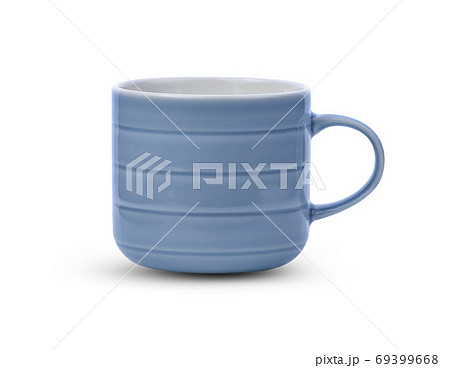 ceramic cup isolated on white background. ceramic cup isolated on white background. 69399668