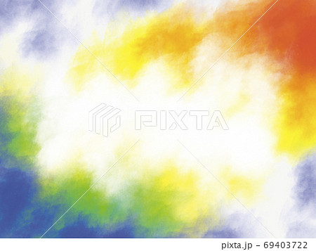 Holi festival background design of colorful brush strokes 69403722