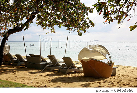 Morning on Nusa Dua beach in Bali Indonesia 69403960