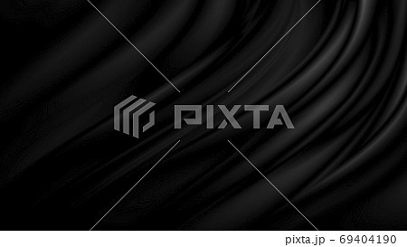 Black luxury fabric background with copy space 69404190