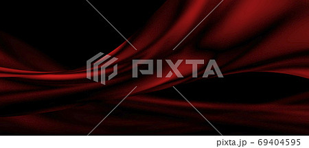 Red Luxury Fabric Background With Copy Spaceのイラスト素材 69404595 Pixta