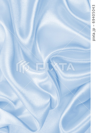 Smooth elegant blue silk or satin luxury cloth texture as abstra Smooth elegant blue silk or satin luxury cloth texture as abstra 69405043