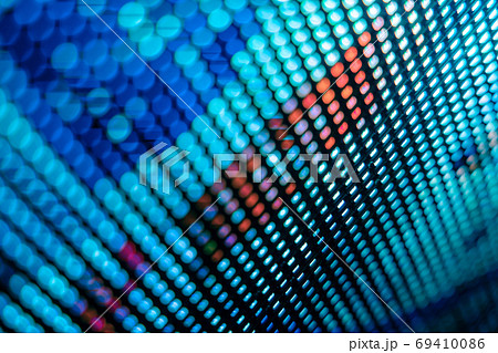 CloseUp LED blurred screen. LED soft focus background. abstract CloseUp LED blurred screen. LED soft focus background. abstract 69410086