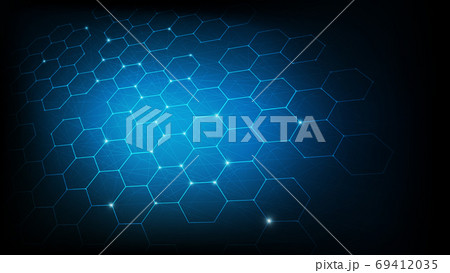 Virtual reality technology cyberspace abstract background Virtual reality technology cyberspace abstract background 69412035