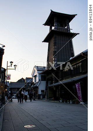 時の鐘　夕焼け 69413844