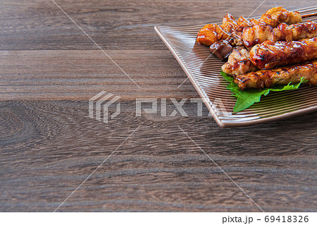 焼き鳥 背景素材イメージ 69418326