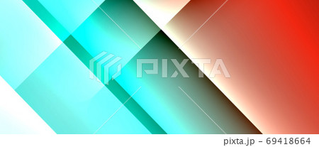 Fluid gradients with dynamic diagonal lines abstract background. Bright colors with dynamic light and shadow effects. Vector wallpaper or poster Fluid gradients with dynamic diagonal lines abstract background. Bright colors with dynamic light and shadow effects. Vector wallpaper or poster 69418664