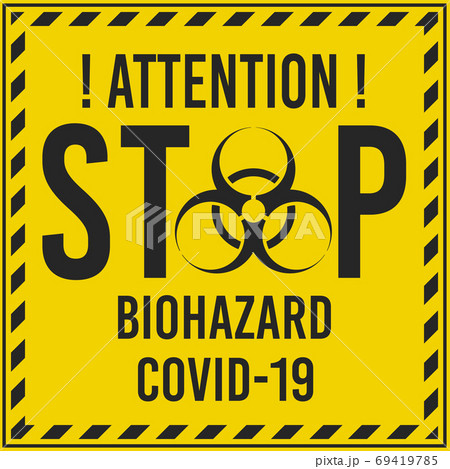 Illustrations concept, stop virus. Vector illustrate. 69419785
