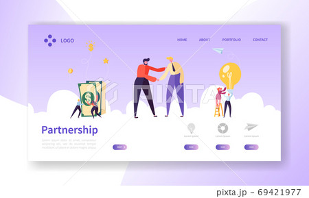Businessmen Shaking Hands, Partnership Deal 69421977