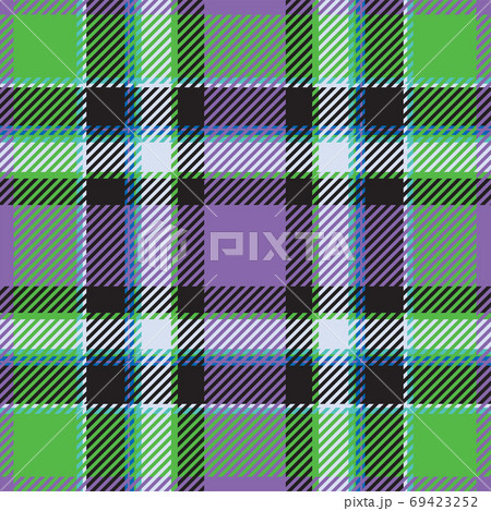 Tartan scotland seamless plaid pattern vector. Retro background 69423252
