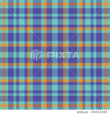 Tartan plaid pattern seamless. Print fabric texture. Check vecto 69423293