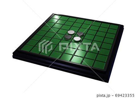 オセロ リバーシ Cgの透過素材のイラスト素材