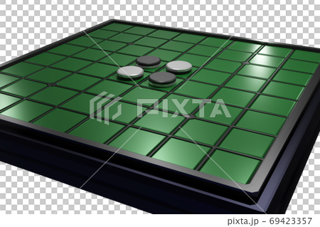 オセロ リバーシ Cgの透過素材のイラスト素材