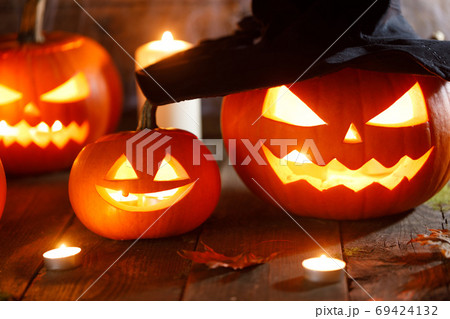 Jack O Lantern Halloween pumpkin 69424132