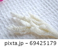 白いサンゴとワッフル生地 69425179