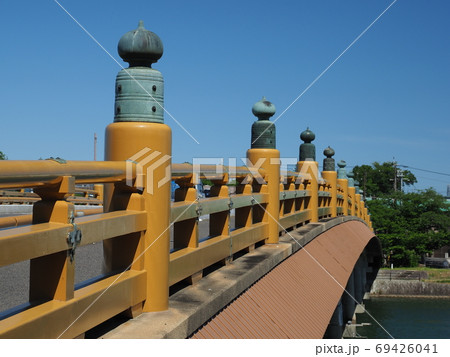 滋賀県大津市 瀬田の唐橋の夏 滋賀県大津市 瀬田の唐橋の夏 69426041
