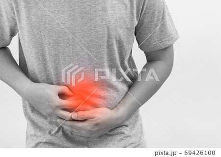 Male stomachache, sick man with stomachache, food poisoning, ind Male stomachache, sick man with stomachache, food poisoning, ind 69426100