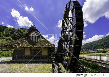 日本一の親子孫水車 岡山県新見市 日本一の親子孫水車 岡山県新見市 69428240