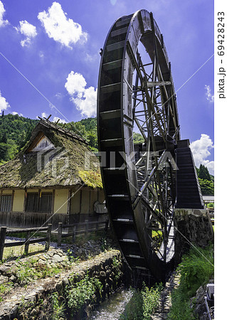 日本一の親子孫水車 岡山県新見市 日本一の親子孫水車 岡山県新見市 69428243