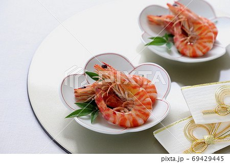海老のうま煮　おせち料理 69429445