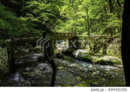 帝釈峡 探勝歩道 広島県庄原市 帝釈峡 探勝歩道 広島県庄原市 69430100