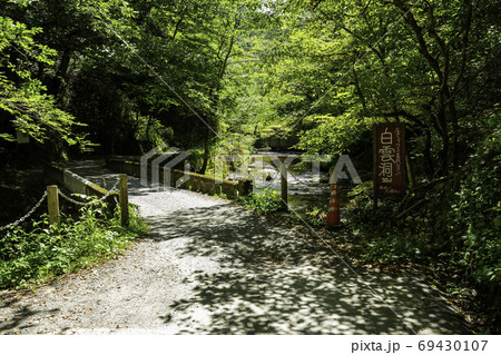 帝釈峡 探勝歩道 広島県庄原市 帝釈峡 探勝歩道 広島県庄原市 69430107