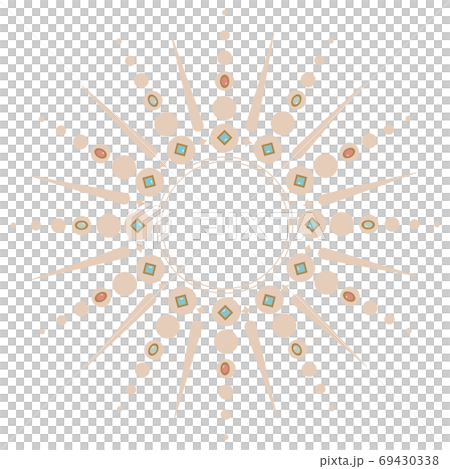 Gold illustration pattern background badge Gold illustration pattern background badge 69430338