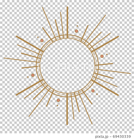 Gold illustration pattern background badge Gold illustration pattern background badge 69430339