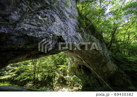 帝釈峡 雄橋 広島県庄原市 帝釈峡 雄橋 広島県庄原市 69430382