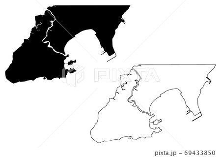 Vitoria City and Municipality (Federative Republic of Brazil, Espirito Santo State) map vector illustration, scribble sketch City of Vitoria map Vitoria City and Municipality (Federative Republic of Brazil, Espirito Santo State) map vector illustration, scribble sketch City of Vitoria map 69433850