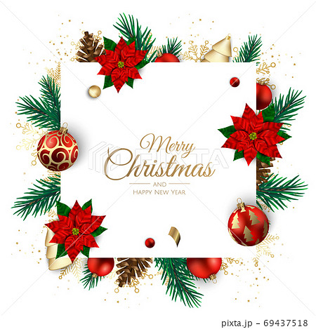 Merry Christmas and New Year collection. - Stock Illustration [86103062]  - PIXTA