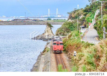 Toyama Bay is a bay located on the Amaharashi Coast, near Takaoka in Toyama Prefecture is a beauty spot.Japan 69438714